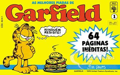 Melhores Piadas de Garfield, As n° 1 - Abril