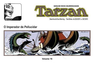 Tarzan/Russ Manning - Coleção Tiras Diárias n° 16 - Edições Lirio Comics