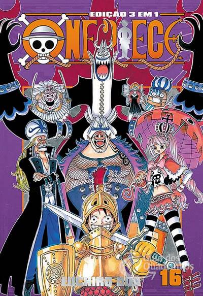 One Piece - Edição 3 em 1 n° 16 - Panini