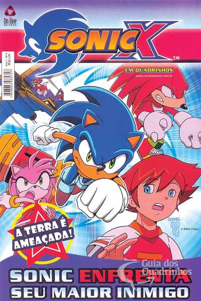 Sonic X em Quadrinhos n° 4 - On Line