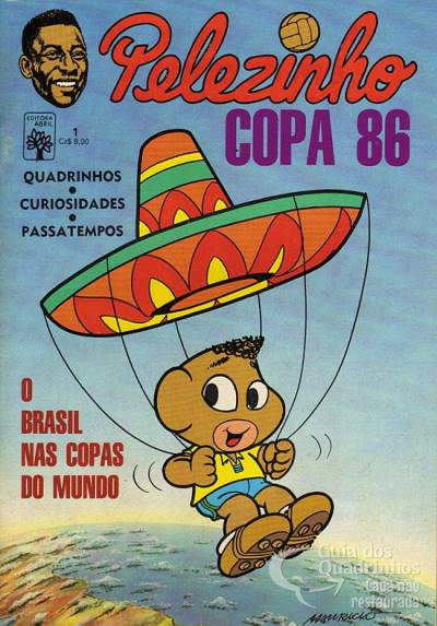 Pelezinho Copa 86 n° 1 - Abril