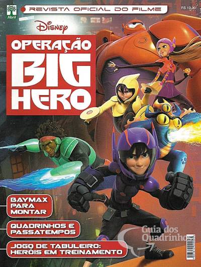 Operação Big Hero: Revista Oficial do Filme n° 1 - Abril