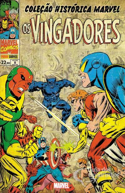 Coleção Histórica Marvel: Os Vingadores n° 8 - Panini