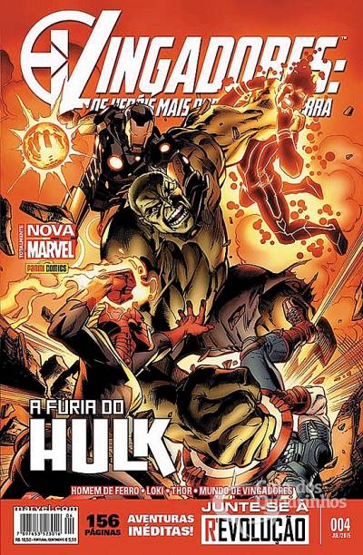 Vingadores: Os Heróis Mais Poderosos da Terra n° 4 - Panini