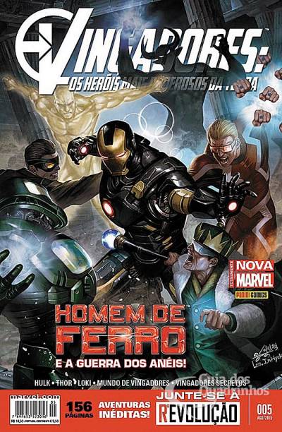 Vingadores: Os Heróis Mais Poderosos da Terra n° 5 - Panini