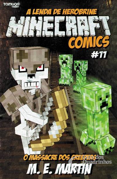 Minecraft Comics: A Lenda de Herobrine n° 11 - Tambor Digital-Edicase