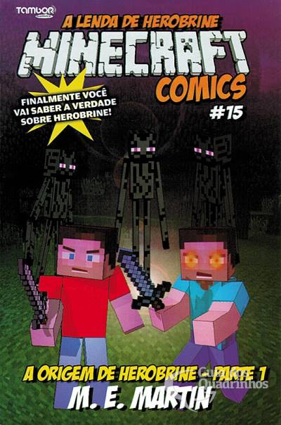 Minecraft Comics: A Lenda de Herobrine n° 15 - Tambor Digital-Edicase