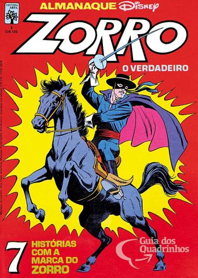 Almanaque do Zorro n° 1 - Abril