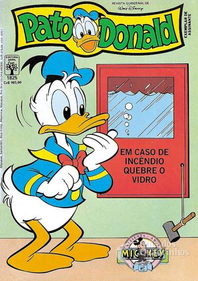 Pato Donald, O n° 1825 - Abril