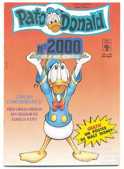 Pato Donald, O n° 2000 - Abril