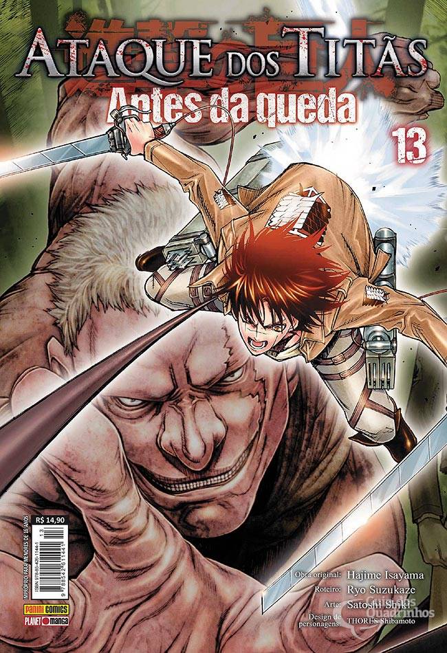 Mangá - Ataque dos Titãs - Antes da queda - Edição 2