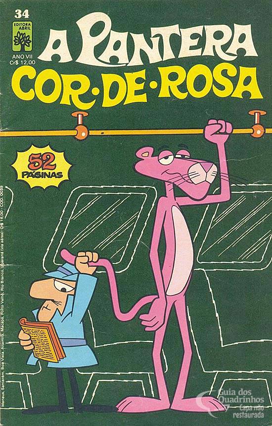 Pantera Cor-De-Rosa, A n° 34/Abril | Guia dos Quadrinhos