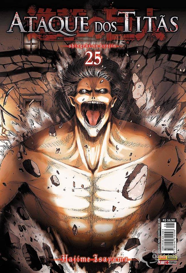 Confira a capa da Panini de 'Ataque dos Titãs – Shingeki no Kyojin