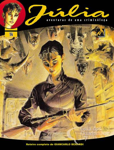 Júlia - Aventuras de Uma Criminóloga (Formato Italiano) n° 14 - Mythos