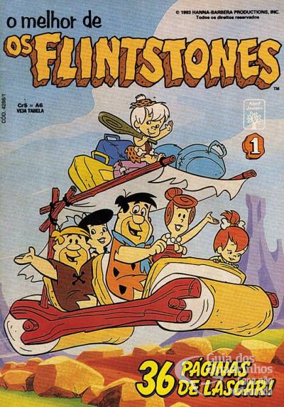Melhor de Os Flintstones, O n° 1 - Abril