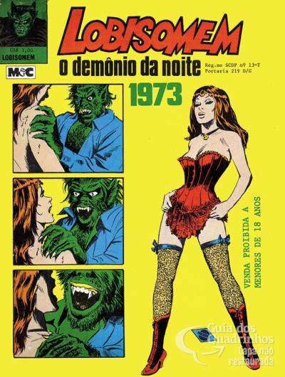 Lobisomem O Demônio da Noite (Série Verde) n° 1 - Minami & Cunha (M & C)