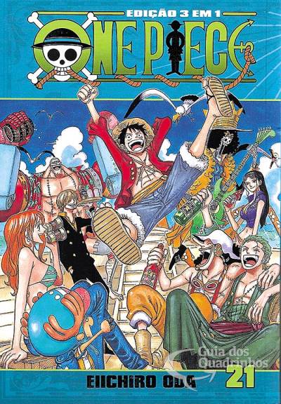 One Piece - Edição 3 em 1 n° 21 - Panini
