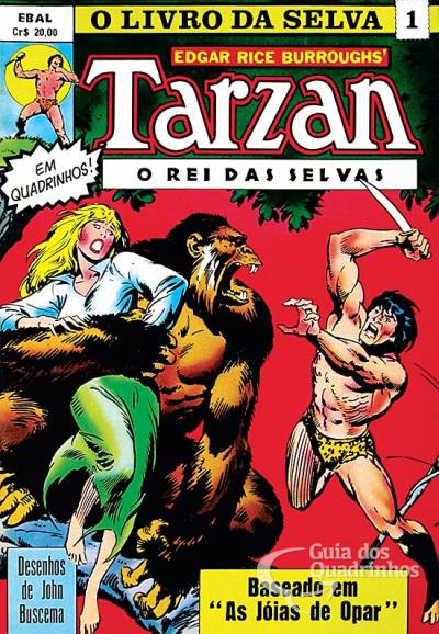 Tarzan - O Livro da Selva n° 1 - Ebal