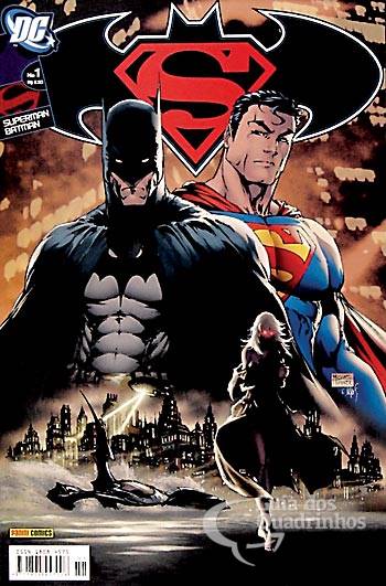 HQ Batman Superman: Os Melhores do Mundo Capa Dura Editora Panini