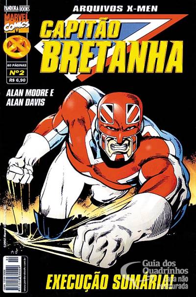 Arquivos X-Men: Capitão Bretanha n° 2 - Pandora Books