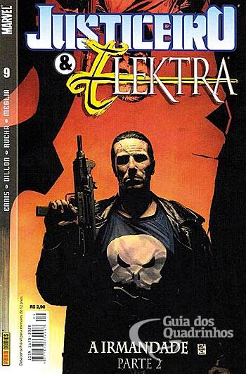 Justiceiro & Elektra n° 9 - Panini