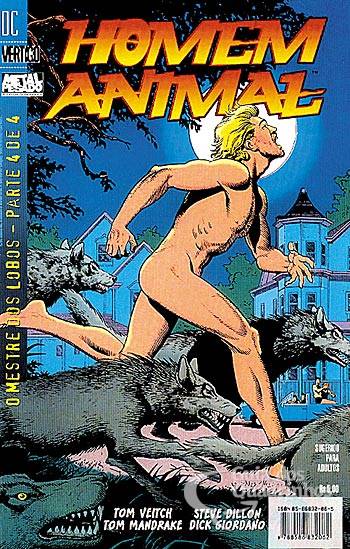 Homem-Animal - O Mestre dos Lobos n° 4 - Metal Pesado
