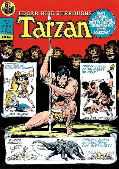 Tarzan (Em Cores) n° 9 - Ebal
