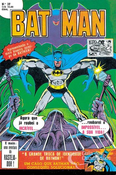 Batman (Em Formatinho) n° 37 - Ebal