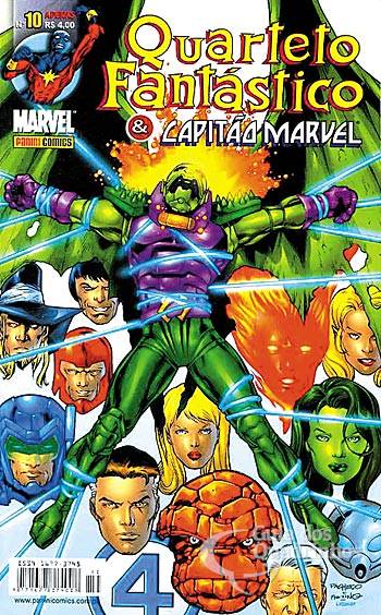 Quarteto Fantástico & Capitão Marvel n° 10 - Panini