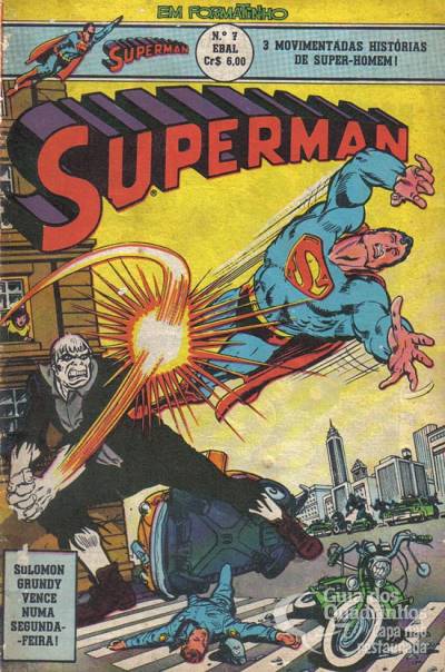 Superman (Em Formatinho) n° 7 - Ebal