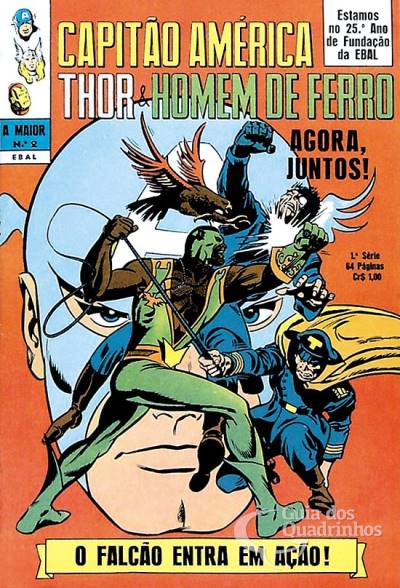 Capitão América, Thor e Homem de Ferro (A Maior) n° 2 - Ebal