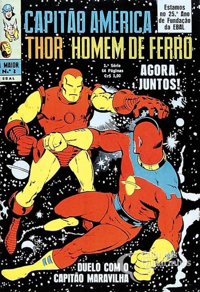 Capitão América, Thor e Homem de Ferro (A Maior) n° 3 - Ebal