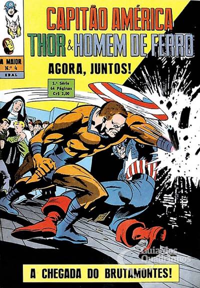 Capitão América, Thor e Homem de Ferro (A Maior) n° 4 - Ebal