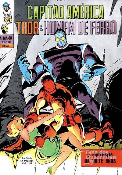 Capitão América, Thor e Homem de Ferro (A Maior) n° 10 - Ebal