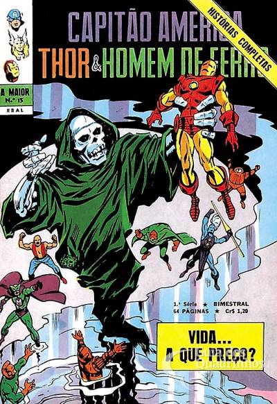 Capitão América, Thor e Homem de Ferro (A Maior) n° 15 - Ebal