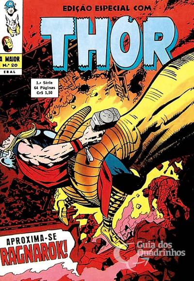 Capitão América, Thor e Homem de Ferro (A Maior) n° 20 - Ebal