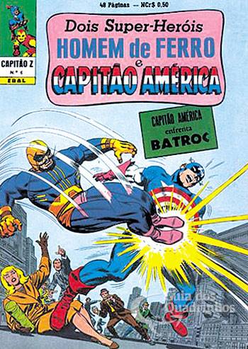 Homem de Ferro e Capitão América (Capitão Z) n° 6 - Ebal