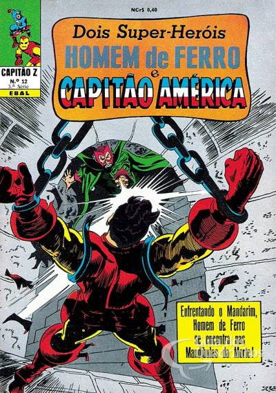 Homem de Ferro e Capitão América (Capitão Z) n° 12 - Ebal