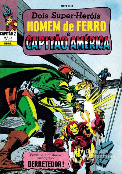 Homem de Ferro e Capitão América (Capitão Z) n° 14 - Ebal