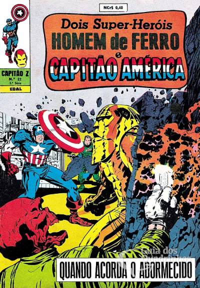 Homem de Ferro e Capitão América (Capitão Z) n° 22 - Ebal