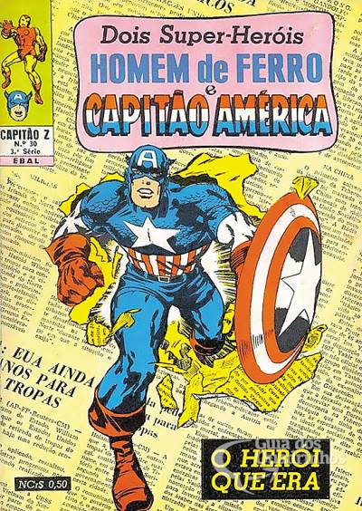 Homem de Ferro e Capitão América (Capitão Z) n° 30 - Ebal