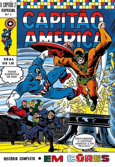 Capitão América em Cores (Capitão Z Especial) n° 3 - Ebal
