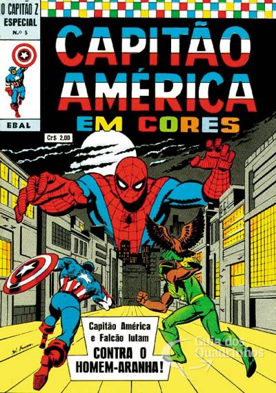 Capitão América em Cores (Capitão Z Especial) n° 5 - Ebal
