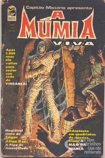 Múmia Viva, A (Capitão Mistério Apresenta) n° 1 - Bloch