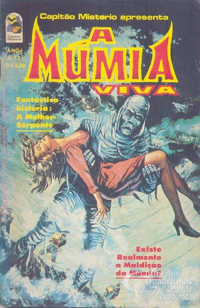 Múmia Viva, A (Capitão Mistério Apresenta) n° 5 - Bloch