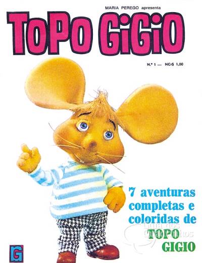 Topo Gigio (Maria Perego Apresenta) n° 1 - Rge