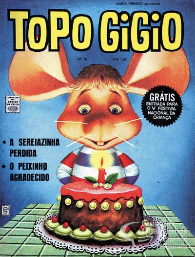 Topo Gigio (Maria Perego Apresenta) n° 16 - Rge
