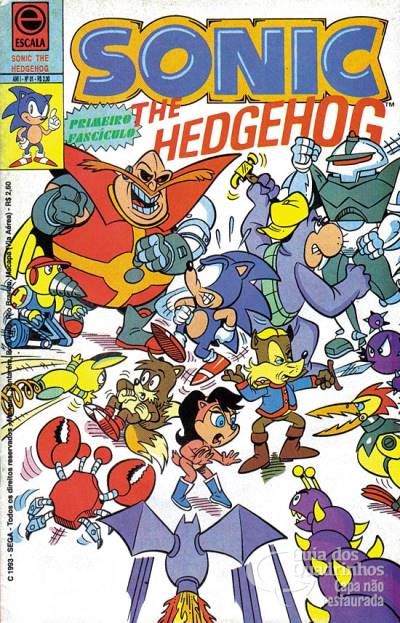 Sonic The Hedgehog n° 1 - Escala