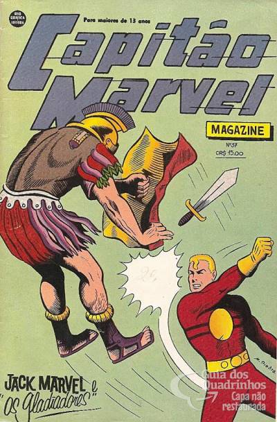 Capitão Marvel Magazine n° 37 - Rge