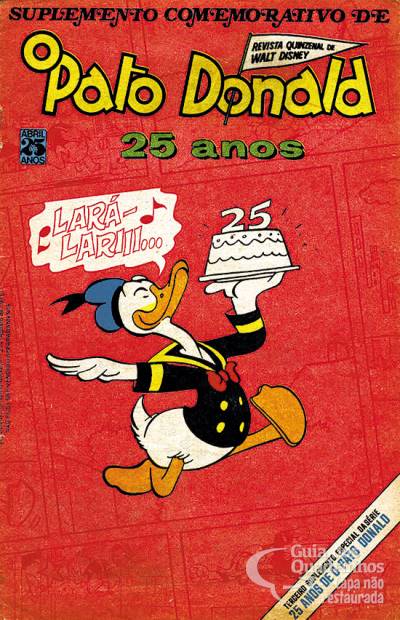 Suplemento Comemorativo de O Pato Donald 25 Anos n° 3 - Abril